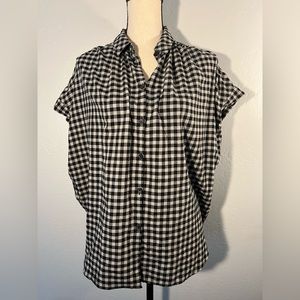 Madewell flannel shirt in gingham check